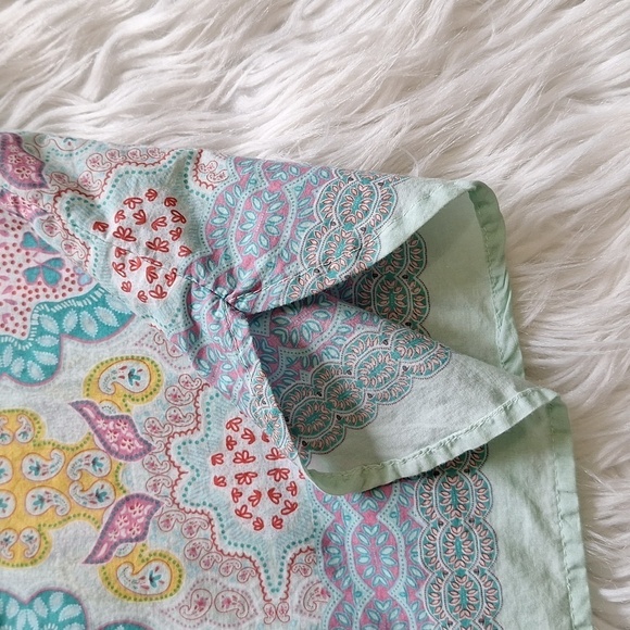 Talbots Moroccan Medallion Split Neck Tunic - Picture 8 of 14